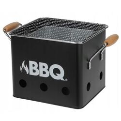 Гриль портативний міні з решіткою, ручками BBQ