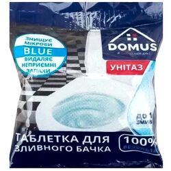 Засіб для бачка унітазу DOMUS Blue таблетка 50 г