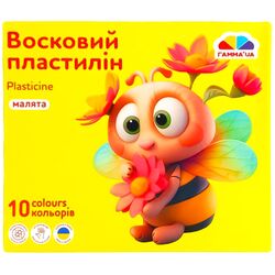 Пластилін восковий Гамма Малята 10 штук в упаковці