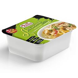 Локшина яєчна швидкого приготування негостра Golden Dragon Бульйон з курки, лоток 90 г