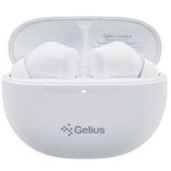 Навушники вакуумні бездротові з гарнітурою Gelius Gemini X TWS005 білі