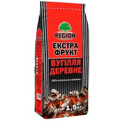 Вугілля деревне REGION Екстра-Фрукт 1,5 кг