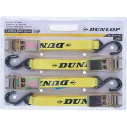 Набір ременів стяжних з храповим механізмом DUNLOP 350 кг 5 м 4 шт