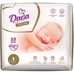 Підгузки дитячі Dada Elite Care Newborn 1" 2-5 кг, 23 шт/уп.