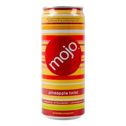 Напій соковмісткий безалкогольний сильногазований Mojo Пайнепл твіст ж/б 0,33 л