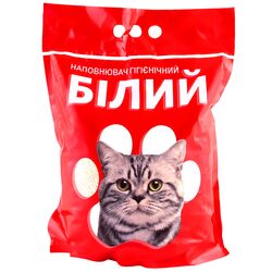 Наповнювач для котячого туалету гігієнічний бентонітовий білий 4 кг