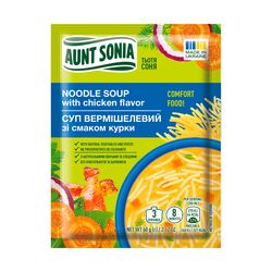 Суп вермішелевий Aunt Sonia зі смаком курки 60 г