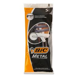 Набір станків  BIC Metal чорна упаковка  1 лезо 5 шт/уп