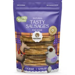 Ласощі для собак NATURAL COMPANY Сосиски з куркою 30 г