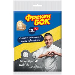 Набір серветок віскозних універсальних Фрекен Бок 10+2 шт/уп