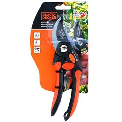 Секатор садовий обвідний BLACK+DECKER 21,5 см
