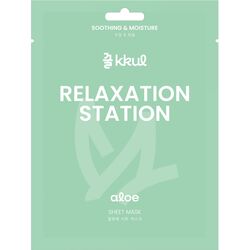 Маска для обличчя тканинна Kkul Relaxation Station з екстрактом алое 25 мл