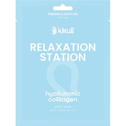 Маска для обличчя тканинна Kkul Relaxation Station з гіалуроном, колагеном 25 мл