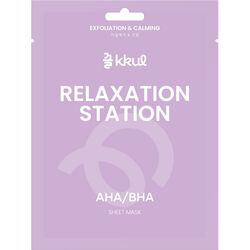 Маска для обличчя тканинна Kkul Relaxation Station з AHA, BHA кислотами 25 мл