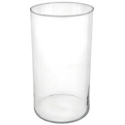 Ваза для квітів скляна ECOMO CYLINDER прозора 15,8х29 см
