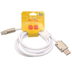 Кабель USB-Type-С APE кольоровий