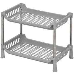 Етажерка для ванної кімнати пластикова Fabrika Home 2 яруси