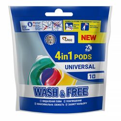 Капсула для прання WASH&FREE 1 шт