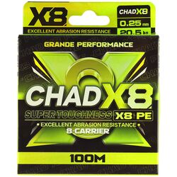 Шнур рибальський плетений 8X d=0,25мм 100 м