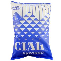 Сіль кухонна харчова осадна мелена Fine Eat 1 кг