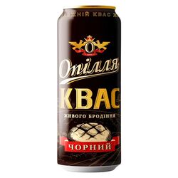 Напій безалкогольний живого бродіння Опілля Квас Чорний ж/б 0,5 л