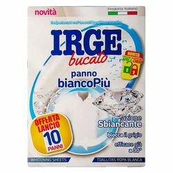 Серветки-пастки для прання білих речей з відбілювачем IRGE 10 шт/уп