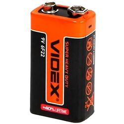 Батарейка Крона Videx 6F22 9V