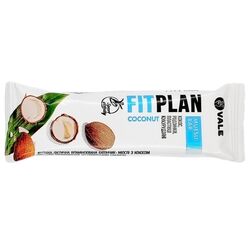 Батончик-мюслі Fitnes Plan з кокосом частково глазурований