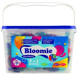 Капсули для прання Bloomie 3в1 Універсальні 17 г х 40 шт/уп