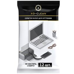 Серветки вологі для догляду за оргтехнікою XоKо XO-Clean 12 шт/уп