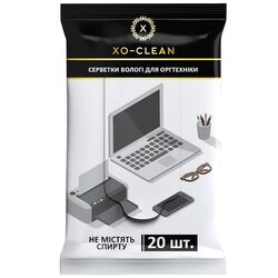 Серветки вологі для догляду за оргтехнікою XоKо XO-Clean 20 шт/уп