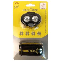 Ліхтарик LED на голову акумуляторний NANOTEX NAN-TH-02 3 режими