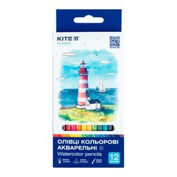 Набір олівців кольорових акварельних KITE CLASSIC 12 шт/уп