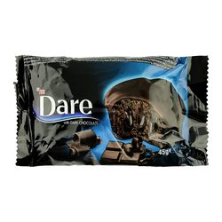 Кекс з чорним шоколадом глазурований Dare з какао-кремом 45 г