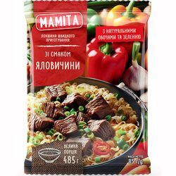Локшина швидкого приготування МАМІТА зі смаком яловичини 85 г