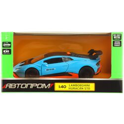 Машина іграшкова металева АВТОПРОМ 1:40 Lamborghini STO мікс