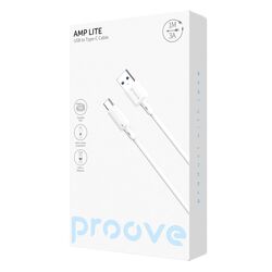 Кабель USB-Type-C Proove AMP LITE білий 1 м