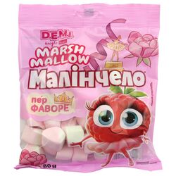 Маршмелоу D.E.M.I. Малінчело Пер Фаворе 80 г