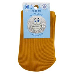Шкарпетки дитячі зимові Lette однотонні р.12-20