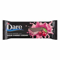 Вафля шоколадна Dare з кремово-вишневою начинкою 66 г