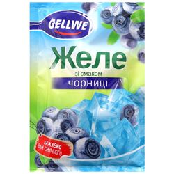 Желе GELLWE зі смаком чорниці 72 г
