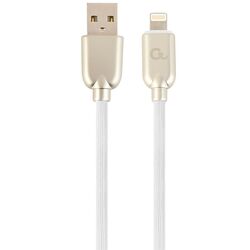 Кабель USB Lightning Cablexpert CC-USB2R-AMLM-2M-W білий 2 м