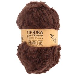 Пряжа для в'язання пухнаста Craft time 100 г, 54 м тон №37