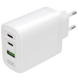 Адаптер зарядний мережевий XO CE04 USB+2Type-C білий