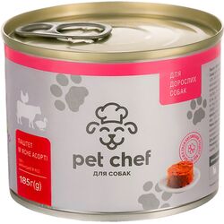 Паштет для дорослих собак Pet Chef М'ясне асорті 185 г