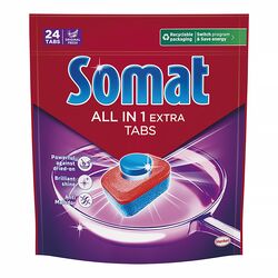 Таблетки для посудомийної машини Somat Extra All-in-1 24 шт/уп