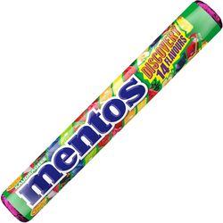 Драже жувальне Mentos Discovery зі смаком змішаних фруктів 37,5 г