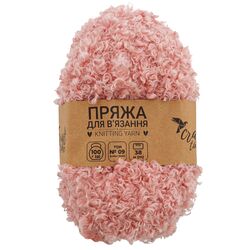 Пряжа для в'язання кучерява Craft time 100 г, 38 м тон №09