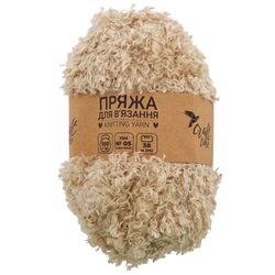 Пряжа для в'язання кучерява Craft time 100 г, 38 м тон №05