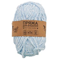Пряжа для в'язання плюшева Craft time 100 г, 60 м тон №А6